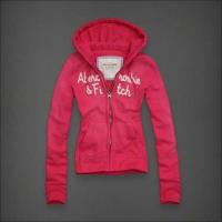 dames abercrombie fitch pullover zip rose Outlet Sale 5usa7755